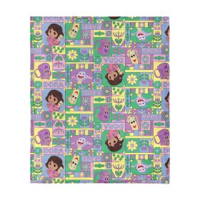 Dora the Explorer Dora and Friends Collage Silk Touch Throw Blanket 50 x 60 inches