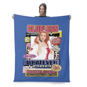 Paramount Clueless More Runways Silk Touch Sherpa Throw Blanket 50X60 Inches