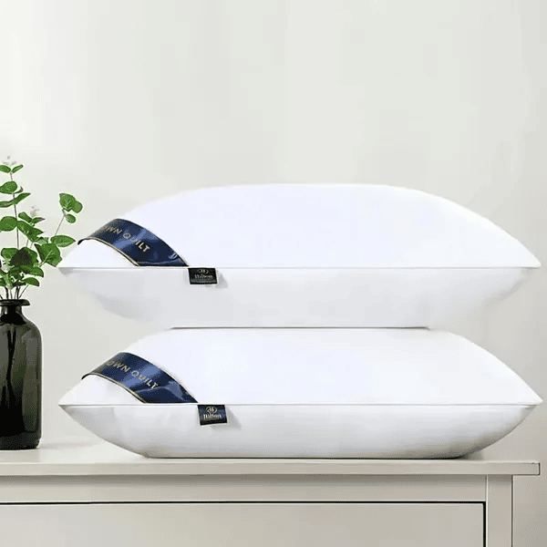 Bed Pillows Blue 2pack (Option: STANDARD)